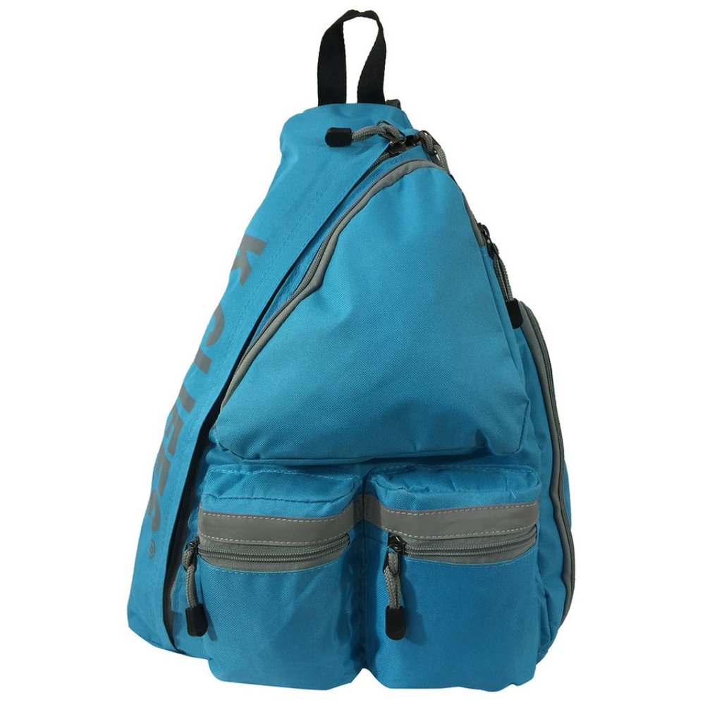 Reflective Sling Backpack Bright Color Safety Cross Body Bag Student Daypack
